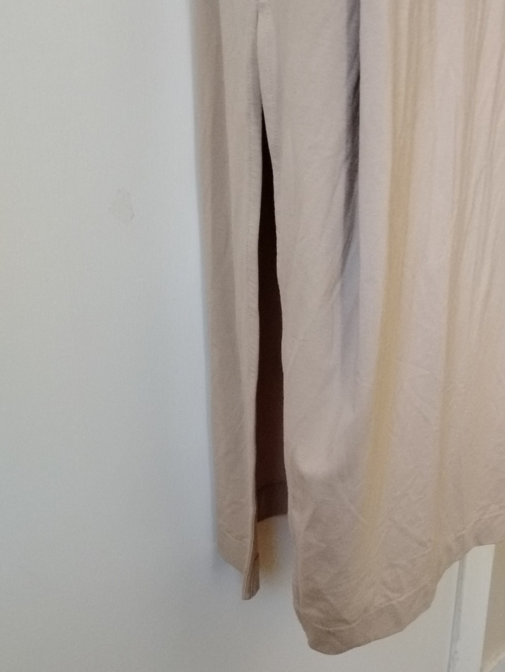 NWT Cuyana Drape Back Midi Dress S Dune Pima Cotton Modal - Picture 8 of 15